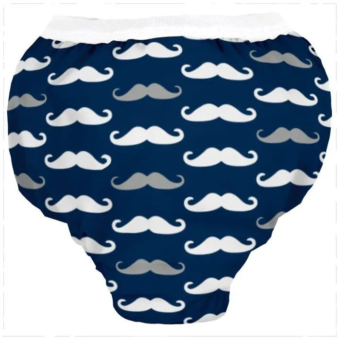 Couche lavable - couche d'apprentissage lavable Domiva - 1300680 - CULOTTE D'APPRENTISSAGE 13-15 KG MOUSTACHE MOUSTACHES-0