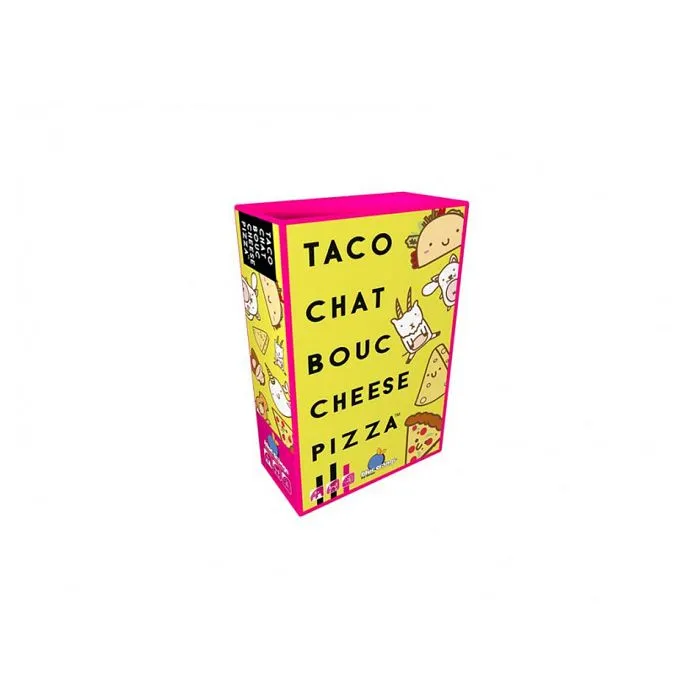 Jeu de cartes - BLUE ORANGE - Taco Chat Bouc Cheese Pizza - Enfant - Mixte - Jaune - 10 min-0