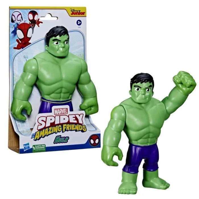 Figurine géante Hulk de 22,5 cm - Marvel Spidey et ses Amis Extraordinaires - HASBRO-0