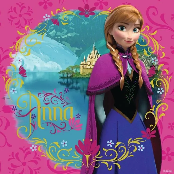 LA REINE DES NEIGES Puzzle 3x49 pcs Elsa, Anna et Olaf-4