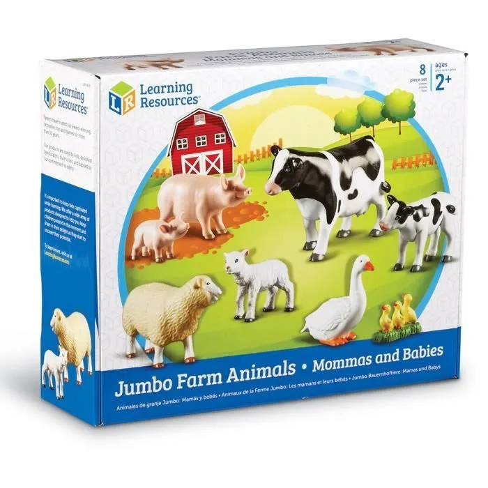 Learning Resources Mamans/Bébés de la Ferme Géants. - LER0835-3