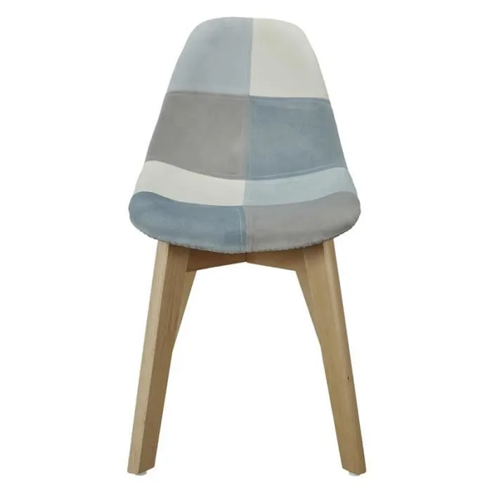 Chaise patchwork enfant Leonie Bleu Home Deco Kids-1