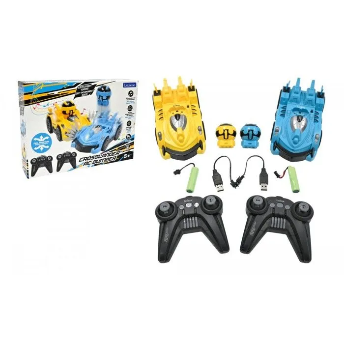 Crosslander® BUMPER – Set 2 voitures Bumper avec 2 figurines amovibles avec effets de lumières et sons-0