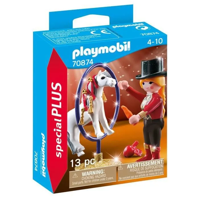PLAYMOBIL - 70874 - Artiste avec poney - Personnage Special Plus - Accessoires - Jouet Enfant-0