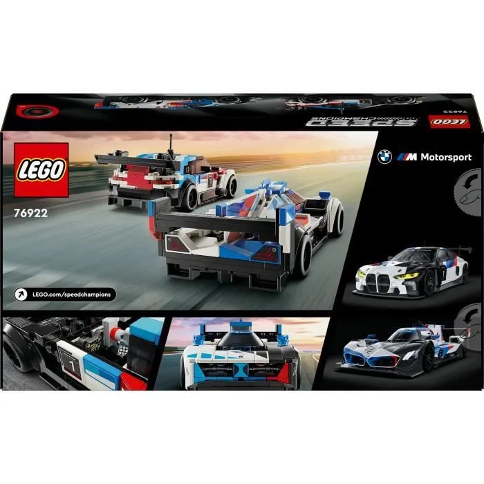 LEGO Speed Champions 76922 Voitures de Course BMW M4 GT3 et BMW M Hybrid V8, Idée Cadeau-5
