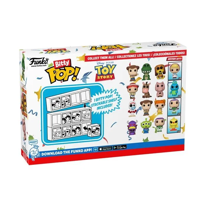 Pack 4 Figurines Funko Bitty Pop Toy Story Forky - Funko - 4 Figurines-2