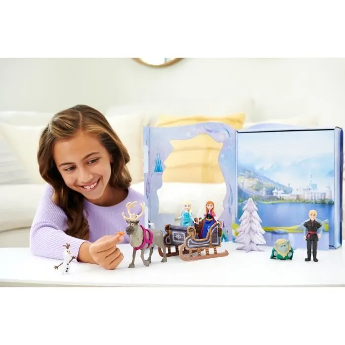 Princesse Disney - Reine Des Neiges - Coffret Histoire La Reine Des Neiges - Mini Univers - 3 Ans Et +-4