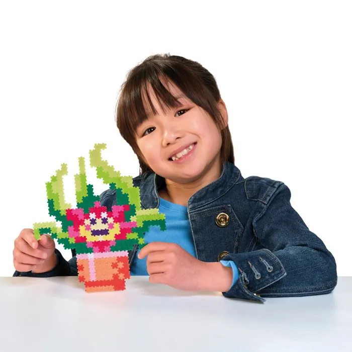 Jeu de construction - Jixelz - Plantes Souriantes - 750 pièces - Multicolore - Pour enfants à partir de 6 ans-3