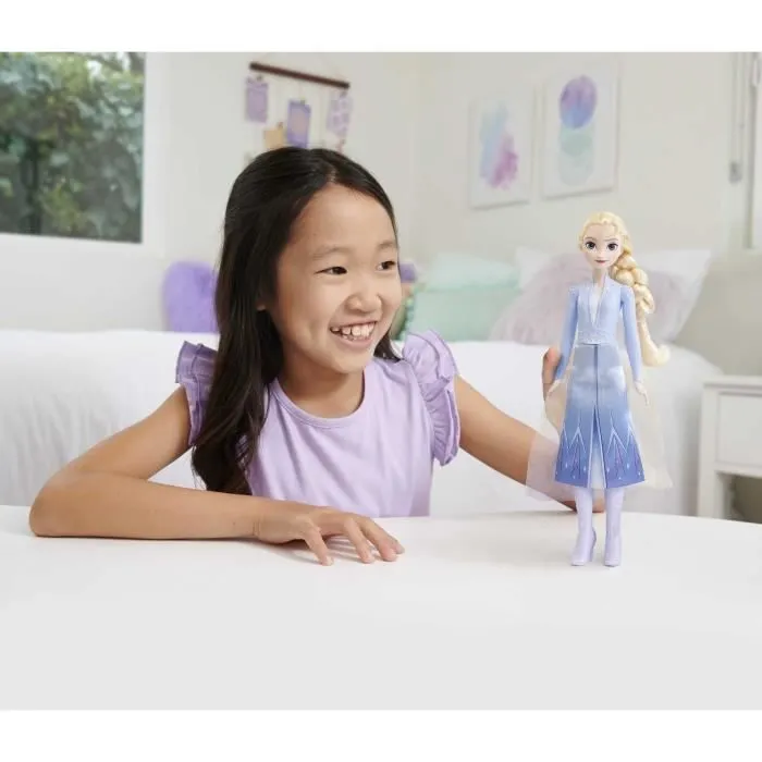 La Reine des Neiges 2-Elsa-Mattel Poupée Disney avec habillage et accessoires HLW48-2