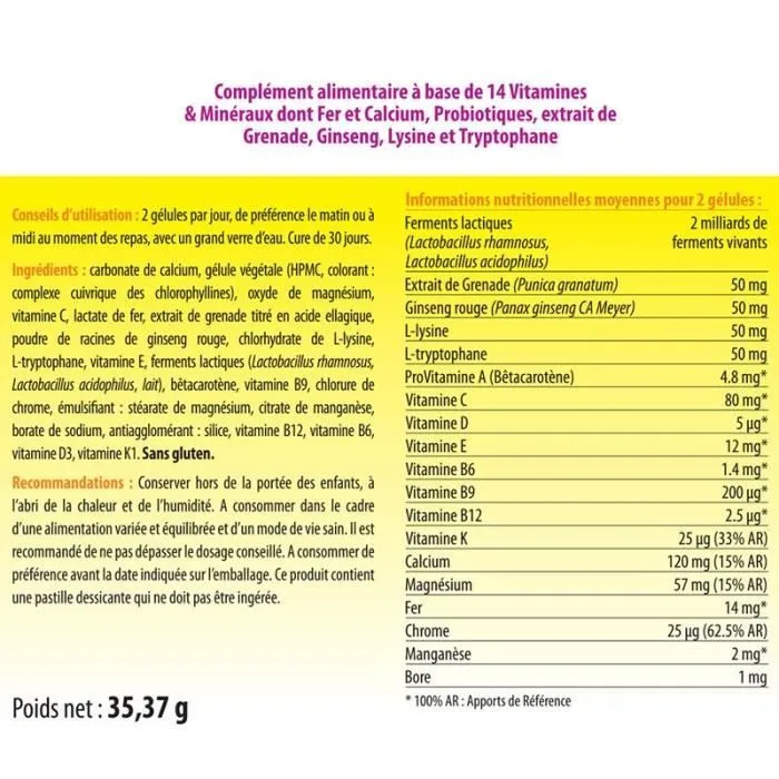 Ineldea Vitamin 22 Specific Femme 60 gélules-1