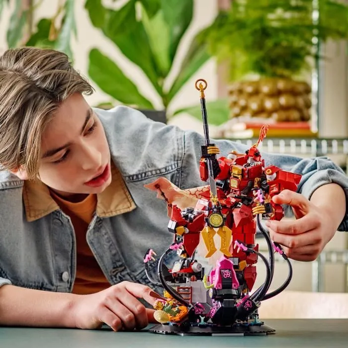 LEGO NINJAGO 71846 Le Robot du Chevalier de Feu - Jeu de Construction Garçon 14 Ans - Kai-4