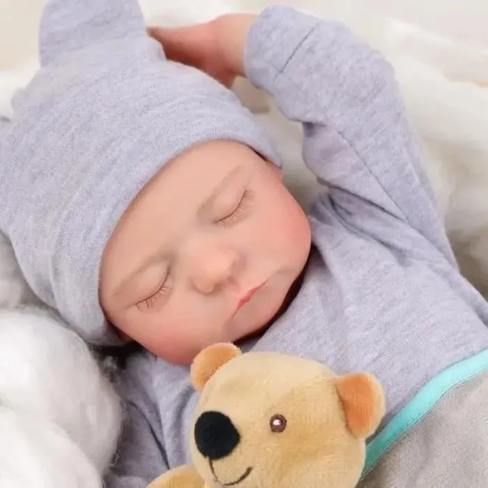 Poupée Reborn - Levi - Reborn Doll - Silicone - 49 cm - Garçon-1