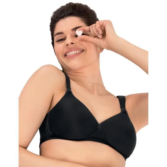 Anita Maternity Miss Anita Soutien-Gorge d'Allaitement Sans Armatures Noir 5070-001-0