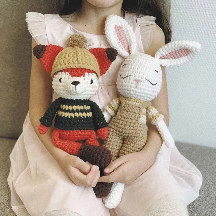 Ma peluche Amigurumi lapin en crochet-2