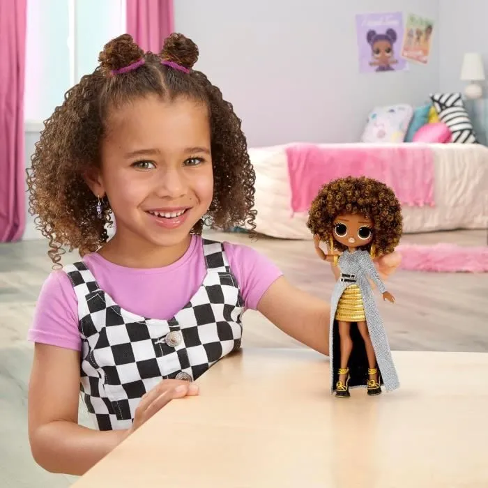 LOL Surprise OMG - Poupée Mannequin 24 cm - Royal Bee - 2 tenues avec peigne et accesoires - Dés 4 ans-4