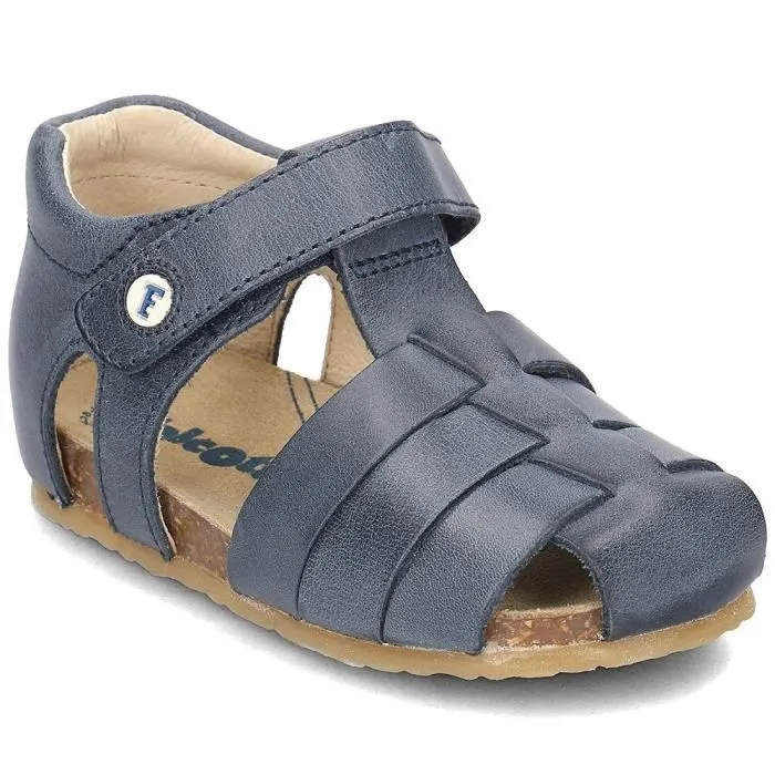 Sandales - NATURINO - Alby - Scratch - Bleu - Enfant-0