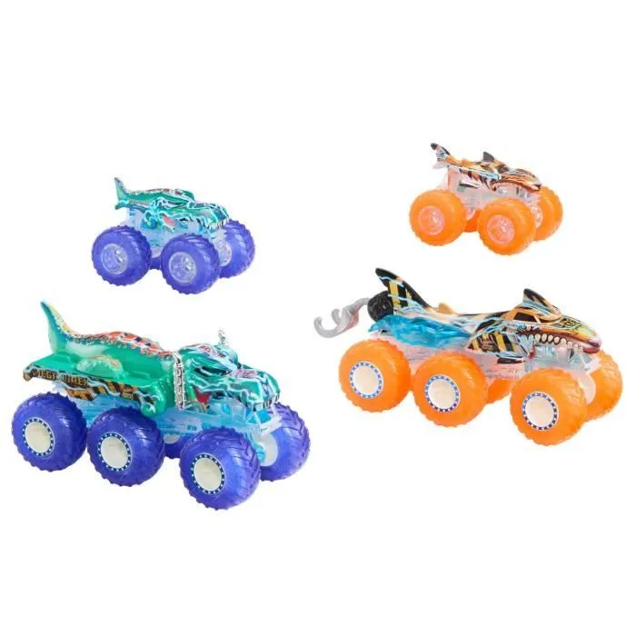 Hot Wheels-Gros Camion Monster Trucks Power Smashers-Coffret HYJ29-0
