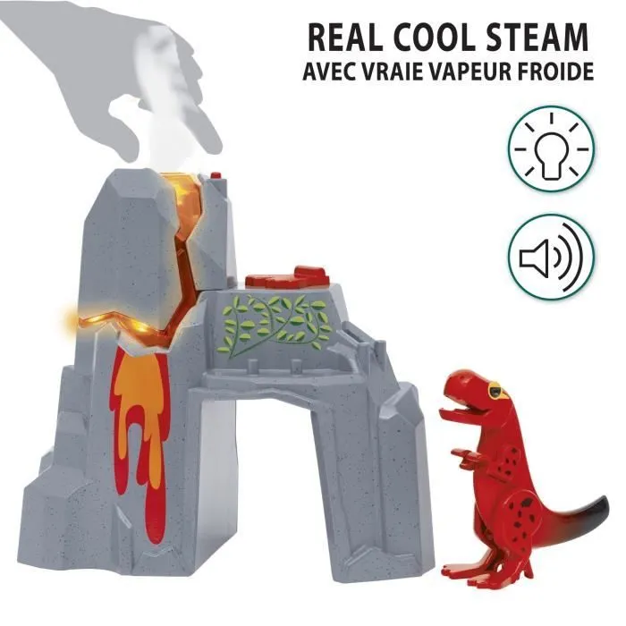 Brio Volcan en Eruption Dinosaure - Accessoire pour Circuit de Train en Bois - Action de Jeu sans Pile/avec Aimant - dès 3 Ans --4