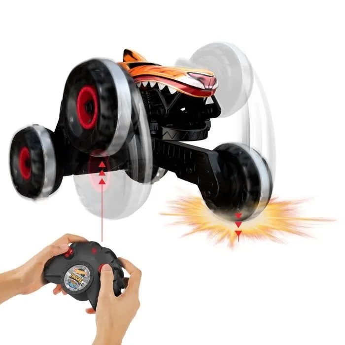 Hot Wheels®-Monster Trucks-L’Inarrêtable Tiger Shark-Véhicule RC HGV87-6
