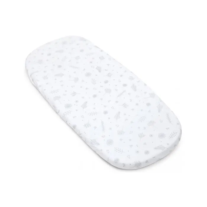 Bellochi Drap de lit pour d'appoint - Certifié - Lot de 3 draps - Draps Housse pour Berceau bébé Ovale - 40x90 cm - Coton-0