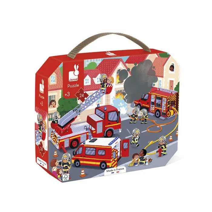 Puzzle Pompiers 24 Pièces-1