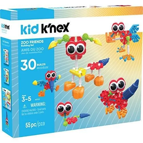 Kit de Construction - K'nex - Kid Zoo Friends - Mixte - 55 pièces-0