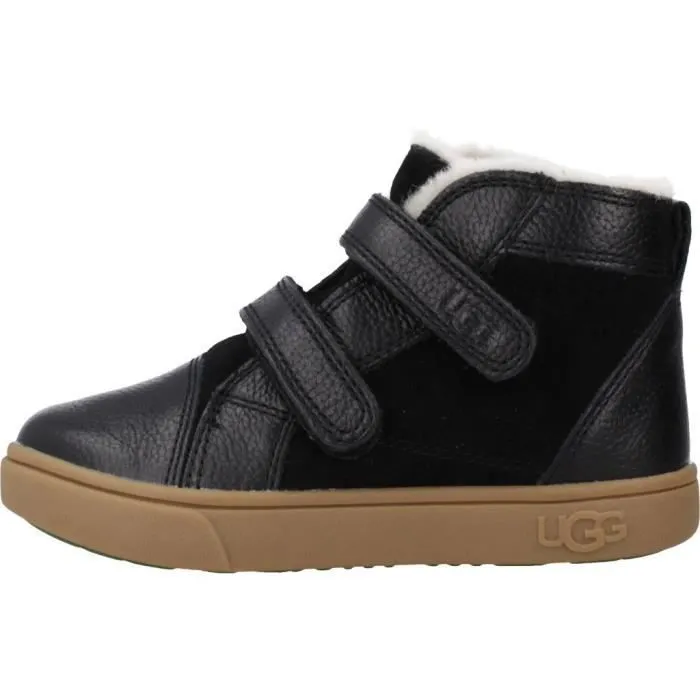 Botte enfant - UGG - 92002 - Noir - Fermeture à pression - Tige en textile-1
