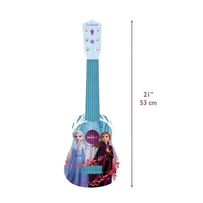 Lexibook - Guitare enfant Reine des Neiges - Bleu - 53cm-2
