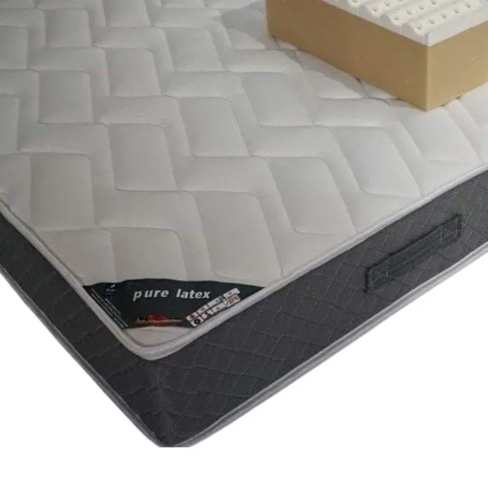 Matelas Latex 80 Kg-m3 + Aertech+ 35 Kg-m3 + Alèse 140x190 x 21 cm Accueil Ferme Soutien très Ferme - 7 Zones de Confort-3