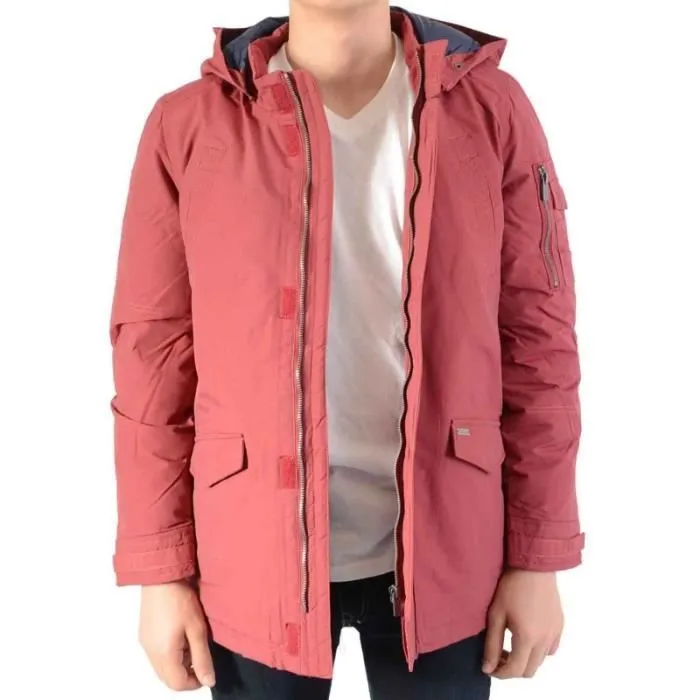 Doudoune Pepe Jeans Enfant Conrad PB400475 Ruby Wine-1