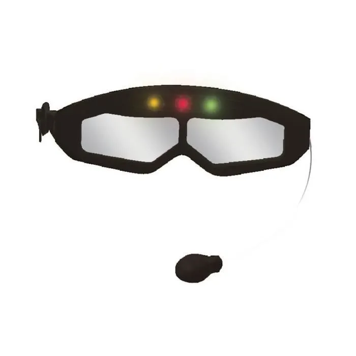 Guitare électronique lumineuse avec lunettes équipées d'un micro - Ladybug-2