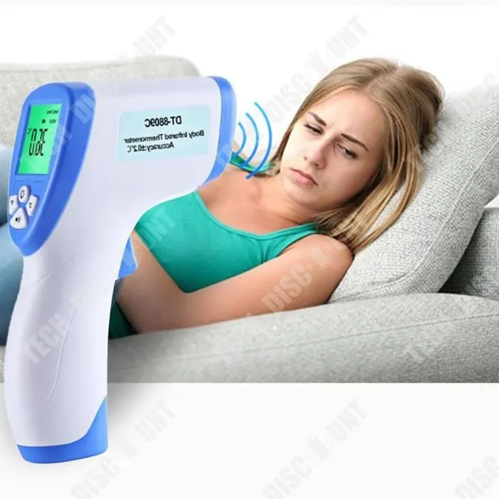 Thermometre Frontal Bébé Thermomètre Infrarouge pour Fièvre, 3-en-1 Thermomètre électronique sans contact de qualité-3