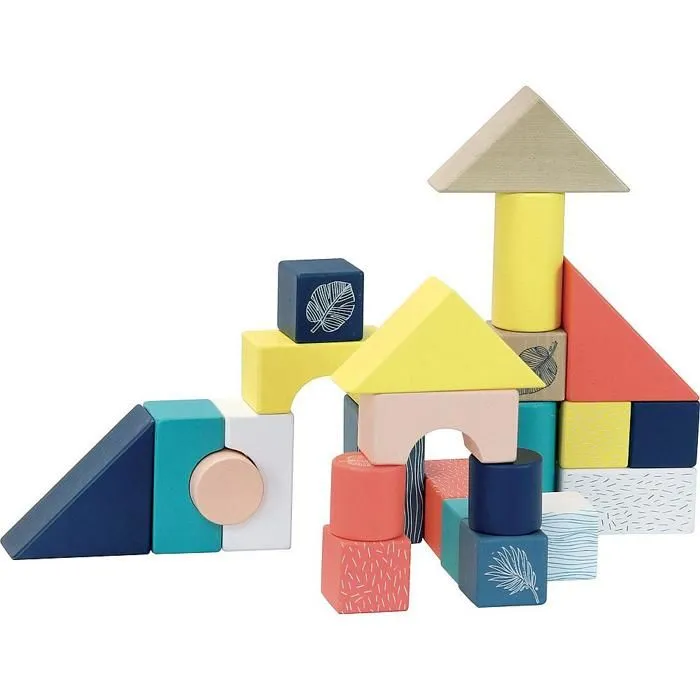 Chariot de cubes Sous la canopée - Vilac - Jeux et jouets-5