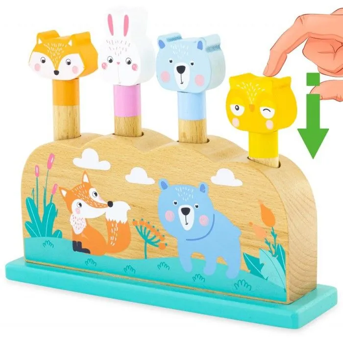 Pop up les animaux - Jeux premier âge - Jeux à manipuler - Jeux à empiler-2