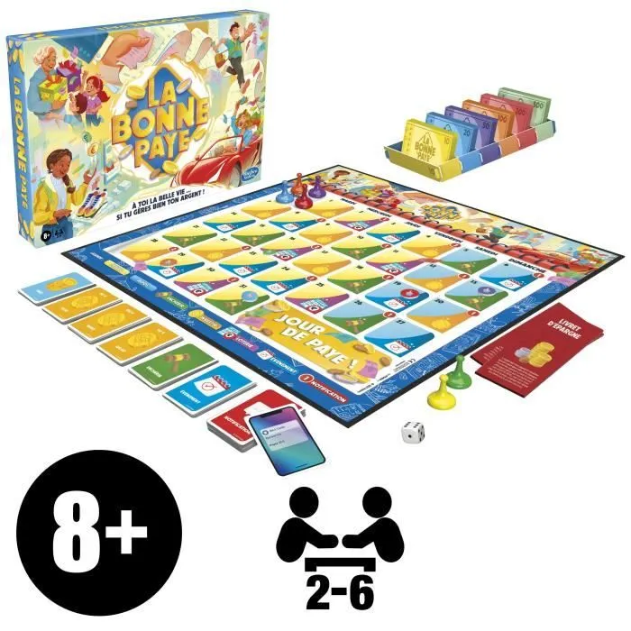 La Bonne Paye, nouvelle génération, Jeu de société en Famille, à partir de 8 Ans, 2 à 6 Joueurs-4
