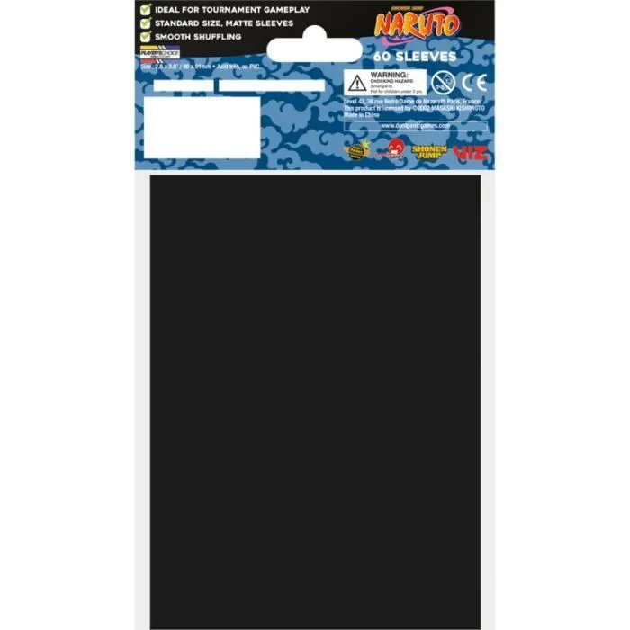 Pochettes de protection pour cartes - AC-DÉCO - Konoha Team - Blanc - Couleurs vives - Lot de 60 protège-cartes-1