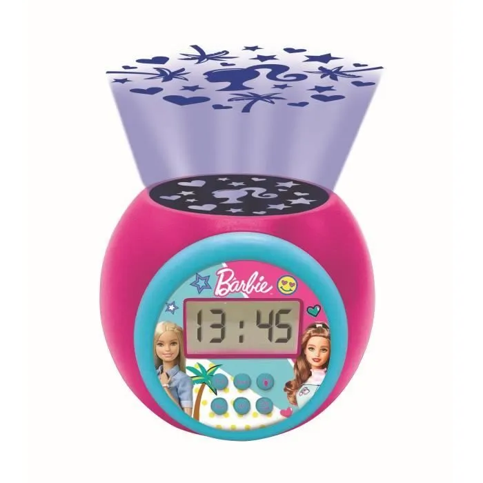 Réveil Projecteur Barbie avec Minuteur-1