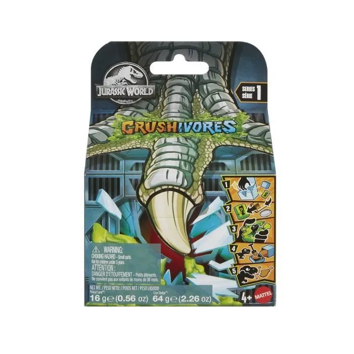 Jurassic World-Dinos dévoreurs-Mini dinosaure avec surprises HVB29-4