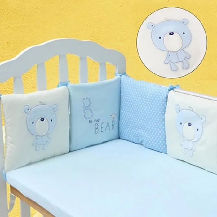 Tour de lit Bébé Jiyaru - Coussin 30*30cm - Bleu-1