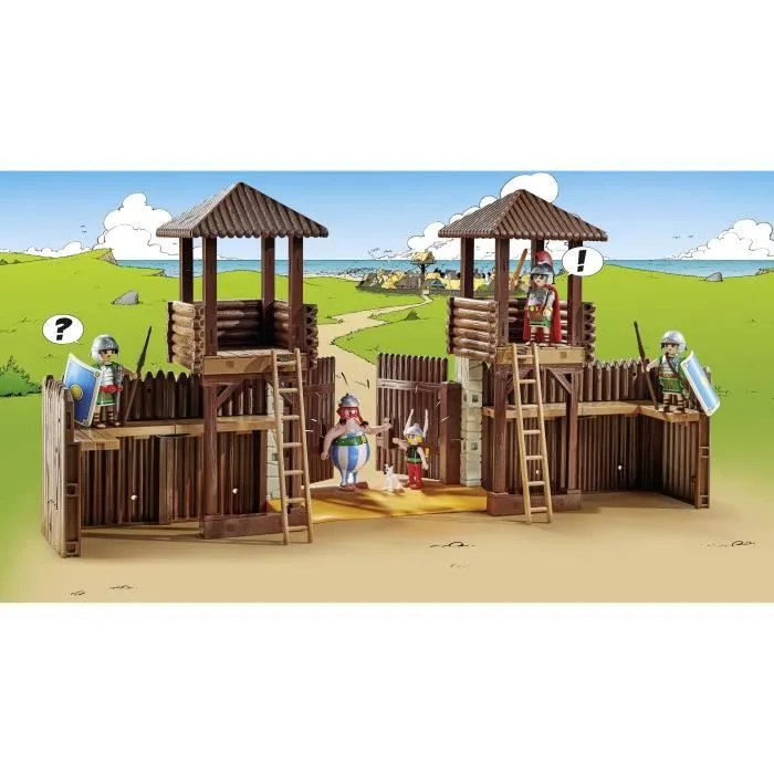 PLAYMOBIL 71542 Camp des Romains, Astérix, Personnages de la BD, 181 pièces, Dès 5 ans-4