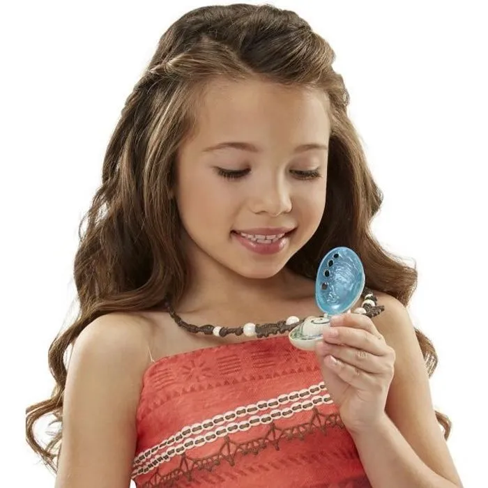 Collier lumineux en coquillage VAIANA - JAKKS PACIFIC - Orange-0