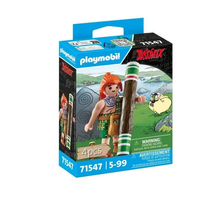PLAYMOBIL 71547 Mac Oloch, Astérix, Personnages de la BD, Dès 5 ans-0