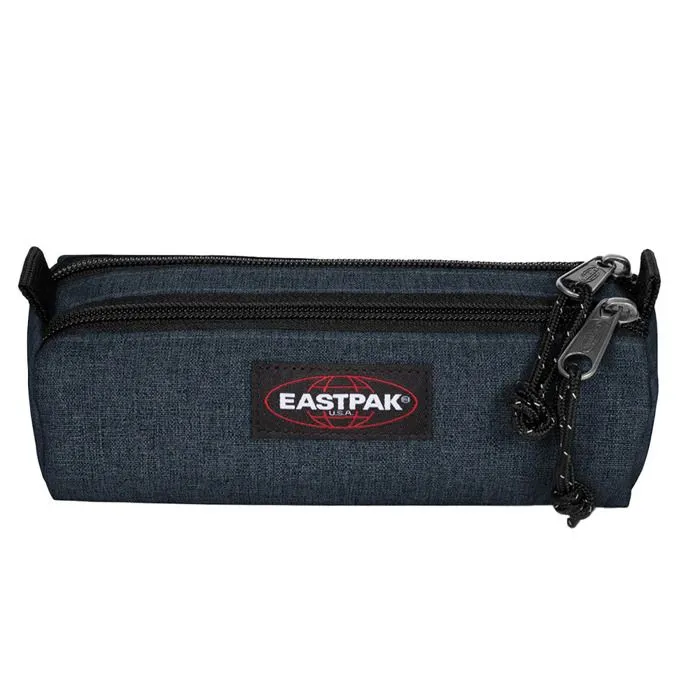 Trousse - Eastpak - Double Benchmark - Denim - 2 Compartiments - 100% Végane-0