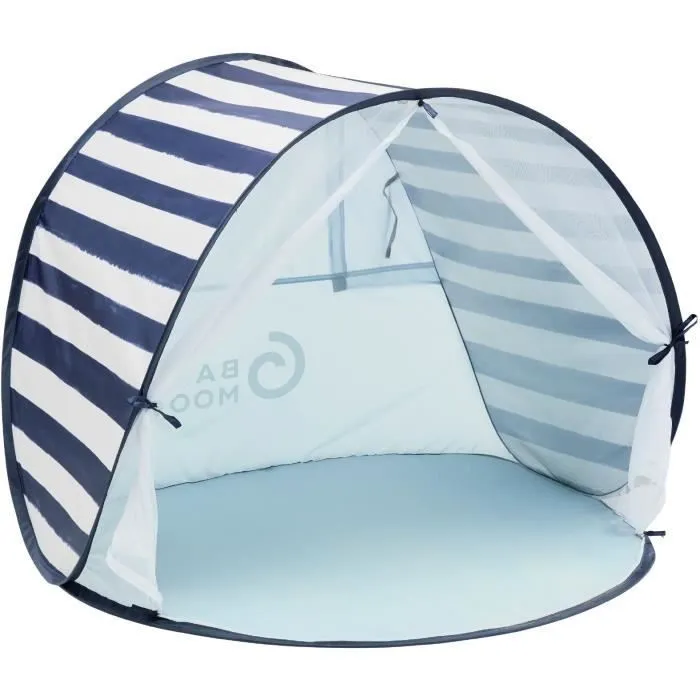 Babymoov Tente Anti-UV FPS 50+ Marinière - Moustiquaire intégrée-0