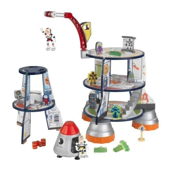 KIDKRAFT Fusée Jouet en bois - Vaisseau Spatial-3