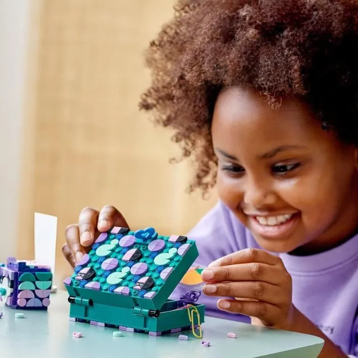 LEGO® DOTS 41925 Les Boîtes à Secrets, Boîte à Bijoux, Bricolage et Loisirs Créatifs pour Enfant, Décoration pour Chambre-3