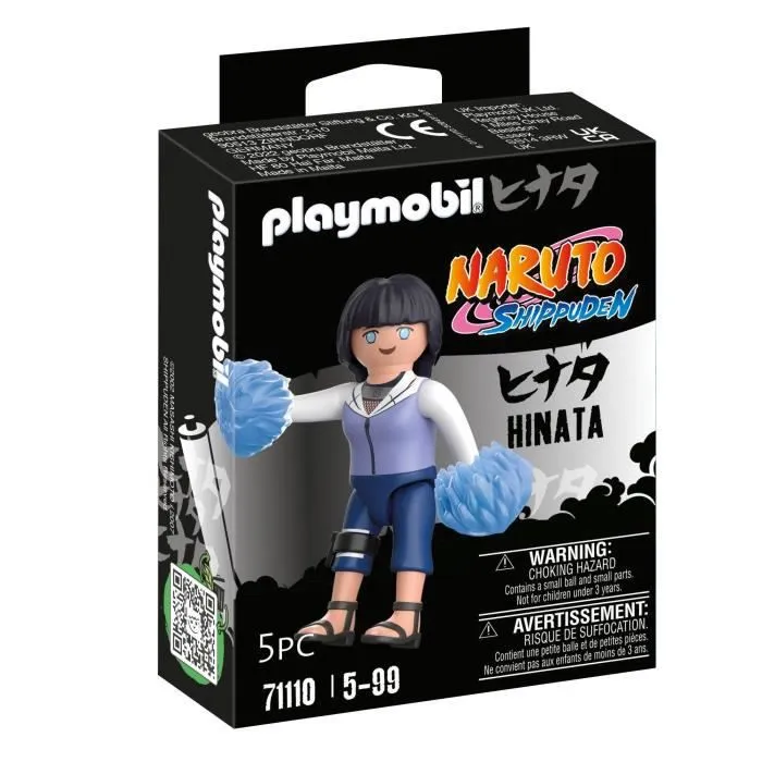 PLAYMOBIL - Naruto Shippuden - Hinata - Figurine de ninja avec accessoires-0