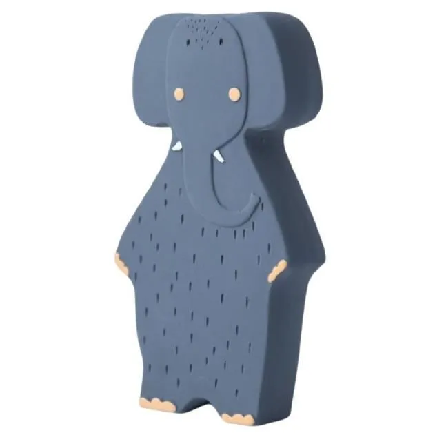 Trixie jouet à mordre et à baigner Mrs. Elephant 12 cm caoutchouc bleu