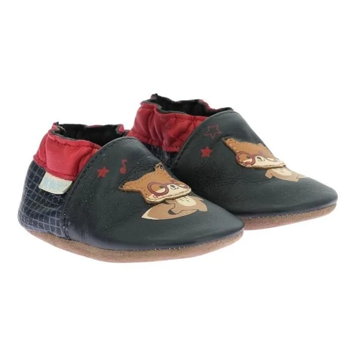 Pantoufles - ROBEEZ - Fille - Confortables et douces - Multicolore - Gris-1