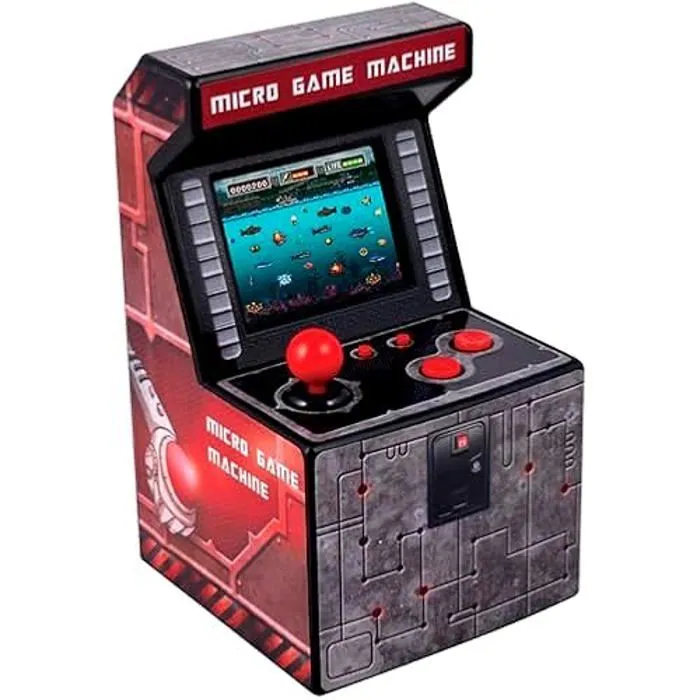 Mini Arcade Retro - ITAL - Borne Portable Geek - 250 Jeux Intégrés - 16 Bits - Cadeau Enfant-0